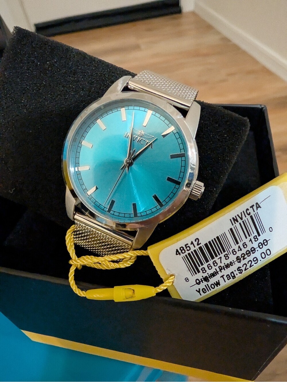 Invicta Women's Watch Celestial Light Blue Dial Silver Tone Mesh Bracelet 48512